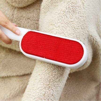 Dkriva Plastic Pet Cat Hair Remover - Double-Sided Standard-Size, Travel Pet Hair Removal Brush, Cleaning Fluff from Carpet, Car Seat, Couch, Clothing (1Pcs) - Image 1