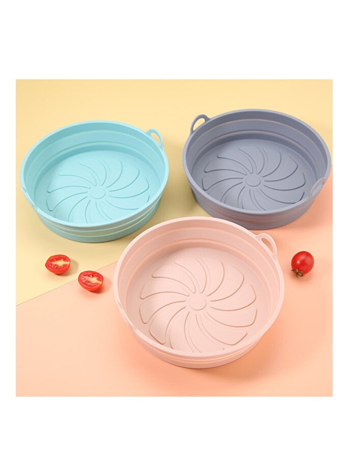 حصيرة خبز السيليكون المثالية للإستخدام داخل الاير فراير - قابلة للطي - مقاومة للإنزلاق