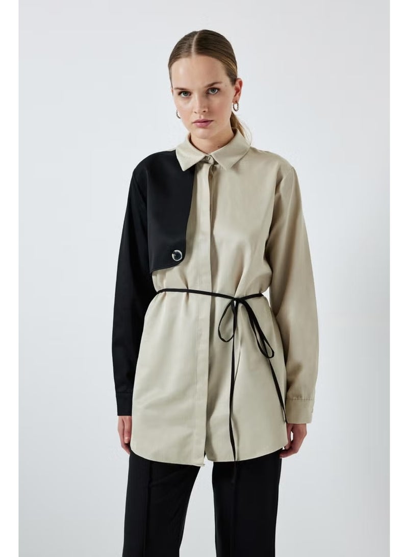Touche Contrast Color Shirt - Image 2