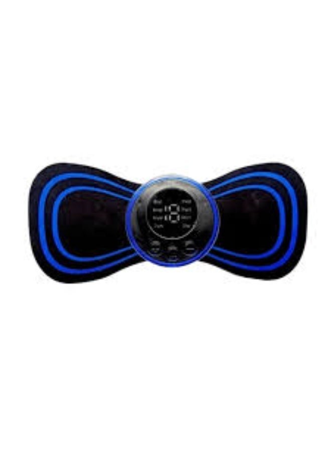 جهاز تدليك الفراشة EMS القابل لإعادة الشحن مع 8 أوضاع و19 مستوى شدة لتخفيف آلام الرقبة والكتف والظهر - Image 1