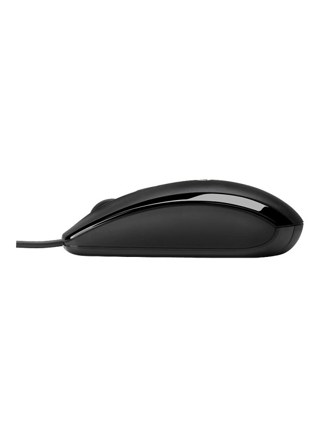 HP ماوس ضوئي بمنفذ USB طراز X500 أسود - Image 4