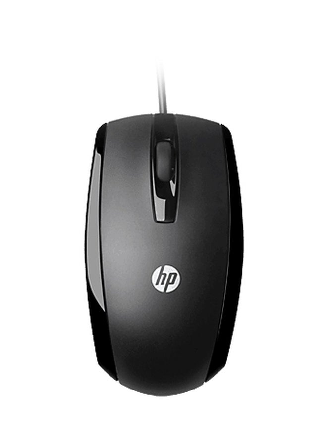 HP ماوس ضوئي بمنفذ USB طراز X500 أسود - Image 1