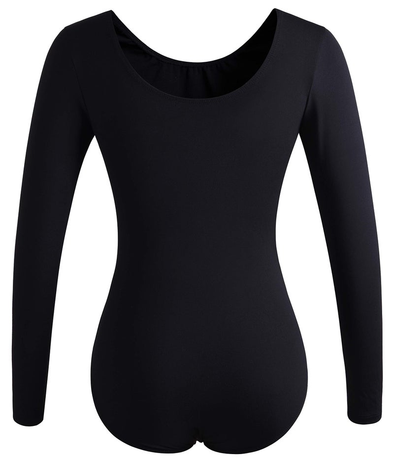 DANSHOW Women Long Sleeve Dance leotards for Ballet Adult lady Train top(4028-XL-06) - Image 2