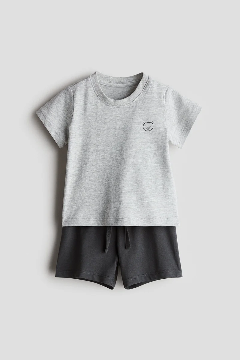 H&M 2-piece cotton jersey set