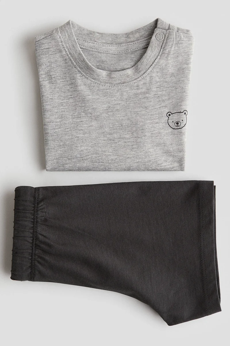 H&M 2-piece cotton jersey set