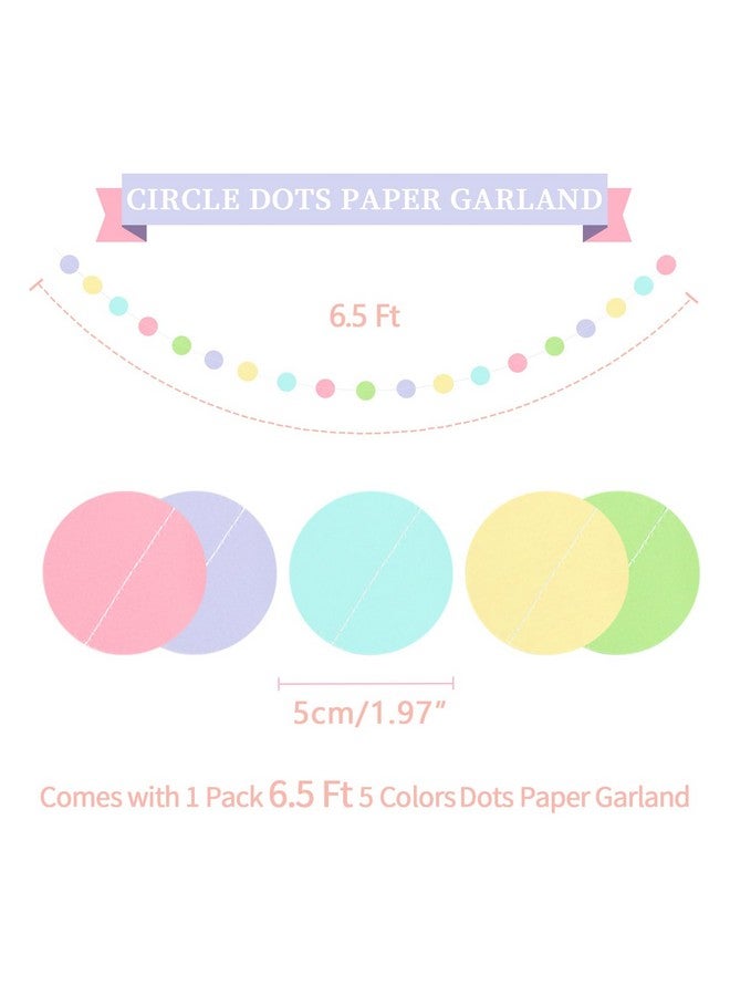 Litaus , Birthday Decorations, No Diy - Pack Of 17 | Macaron Happy Birthday Banner, Honeycomb Balls, Swirls, Garland | Happy Birthday Decorations | Birthday Party Decorations - Image 3