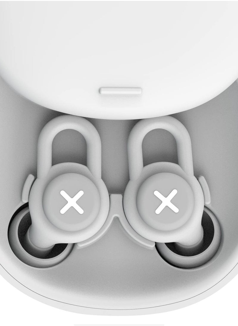 Generic - Sleep Noise-Cancelling Earplug Set, Reusable Anti-noise Sleep Silicone Earplugs to Learn Quiet and Noise-proof Hearing Protection for Concerts, Motorcycles, Work, and Noise Sensitivity (Gray) - Image 1