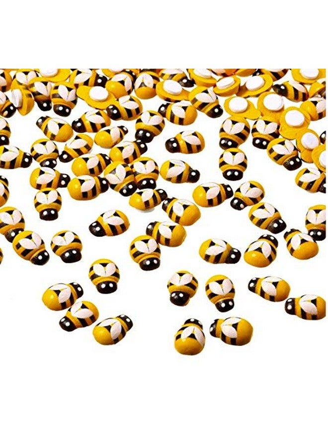 Aeyistry 100Pcs Wooden Beeflatback Selfadhesive Wood Bumble Bees For Scrapbooking Decoration And Craft Diy - Image 2