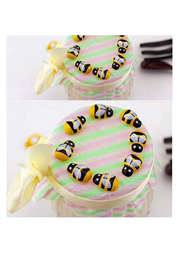 Aeyistry 100Pcs Wooden Beeflatback Selfadhesive Wood Bumble Bees For Scrapbooking Decoration And Craft Diy - Image 5