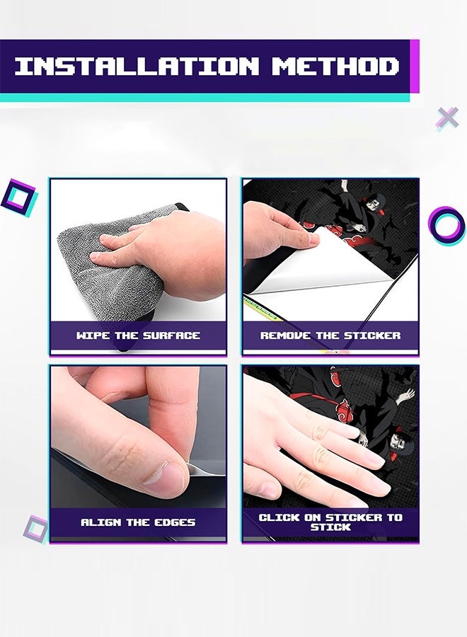 Decal Skin for PS5 Digital, Whole Body Vinyl Sticker Cover for Playstation 5 Console and Controller - Waterproof, No Bubble, Including 2 Controller Skins and Console Skin PS5 Anime Skin - Image 5