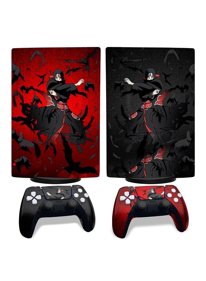 Decal Skin for PS5 Digital, Whole Body Vinyl Sticker Cover for Playstation 5 Console and Controller - Waterproof, No Bubble, Including 2 Controller Skins and Console Skin PS5 Anime Skin - Image 1