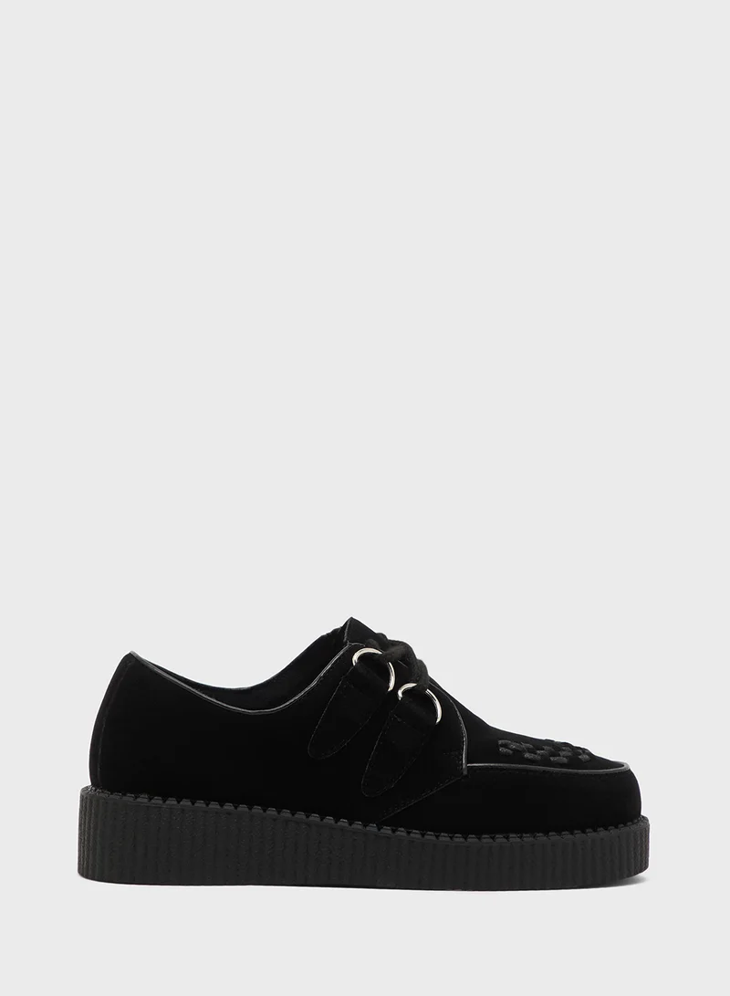 ترافل من نمشي Lace Up Moccasin