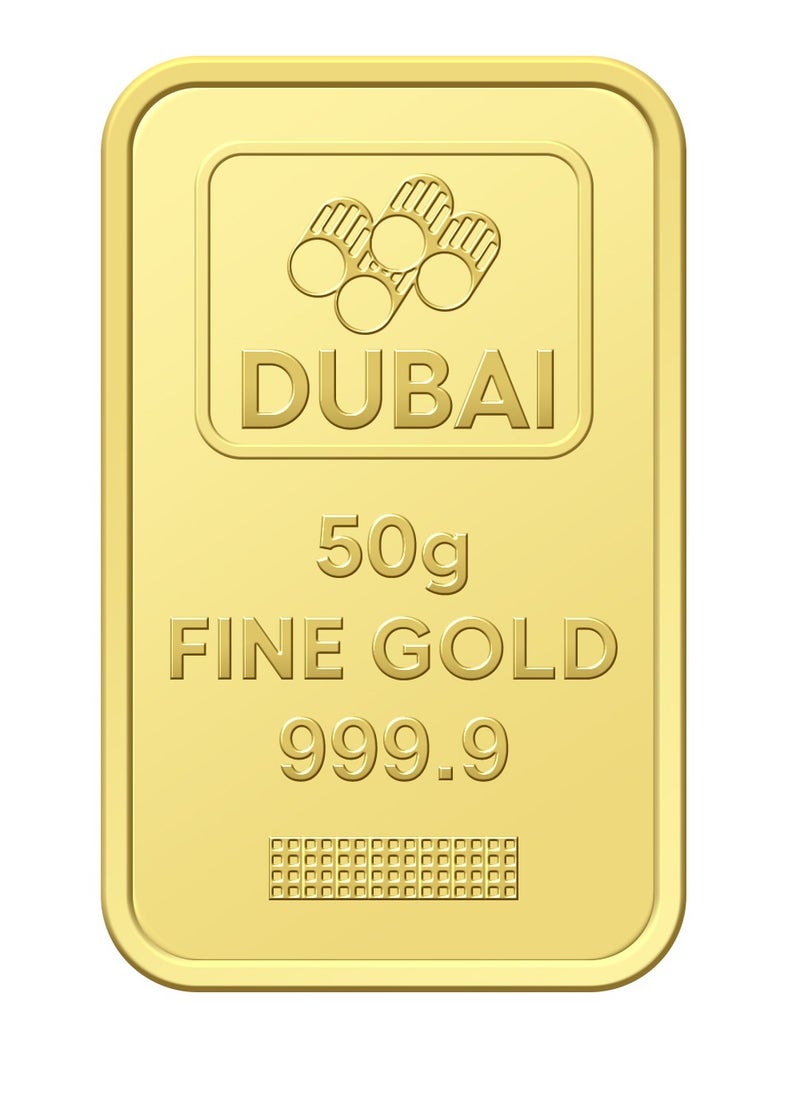 50g Pure 999.9 Fine Gold Bar 24KT Dubai with Flower Design - 50 Grams - pzsku/Z51D26618A4E6DE03A8D2Z/45/_/1701942048/8fad58fd-8dfb-4adf-9eb7-3dc5ea2e1e7f