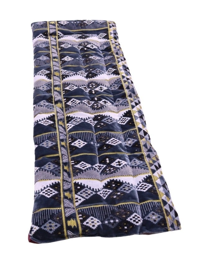 SMART HOME Cotton sleeping blanket for camps and rest houses, soft to the touch, made of high-quality materials, natural cotton blanket for one person, size 190*70*6 cm - Image 1