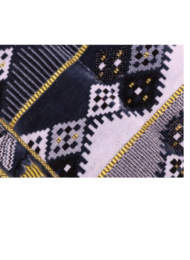 SMART HOME Cotton sleeping blanket for camps and rest houses, soft to the touch, made of high-quality materials, natural cotton blanket for one person, size 190*70*6 cm - Image 3