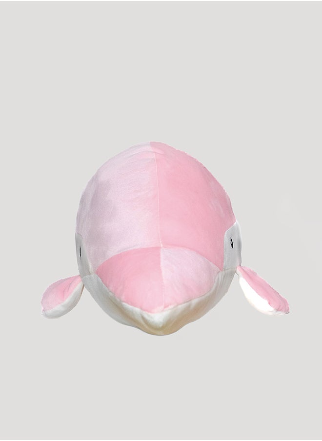 Toto Toys Soft And Cute Dolphin Plush Toy Popular Sea Creature Pink And White Color Size 70  cm  - Image 2