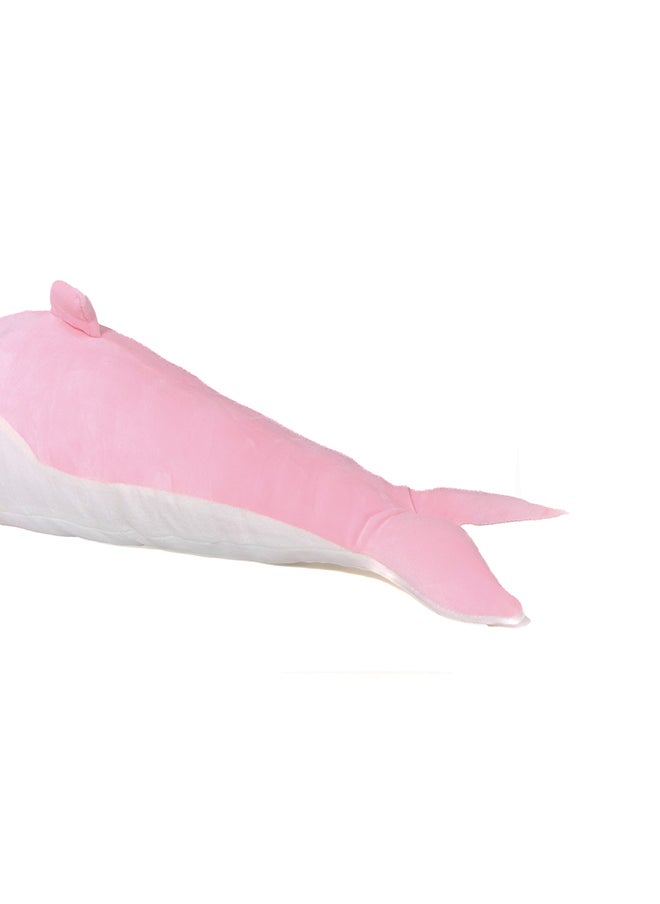 Toto Toys Soft And Cute Dolphin Plush Toy Popular Sea Creature Pink And White Color Size 70  cm  - Image 4