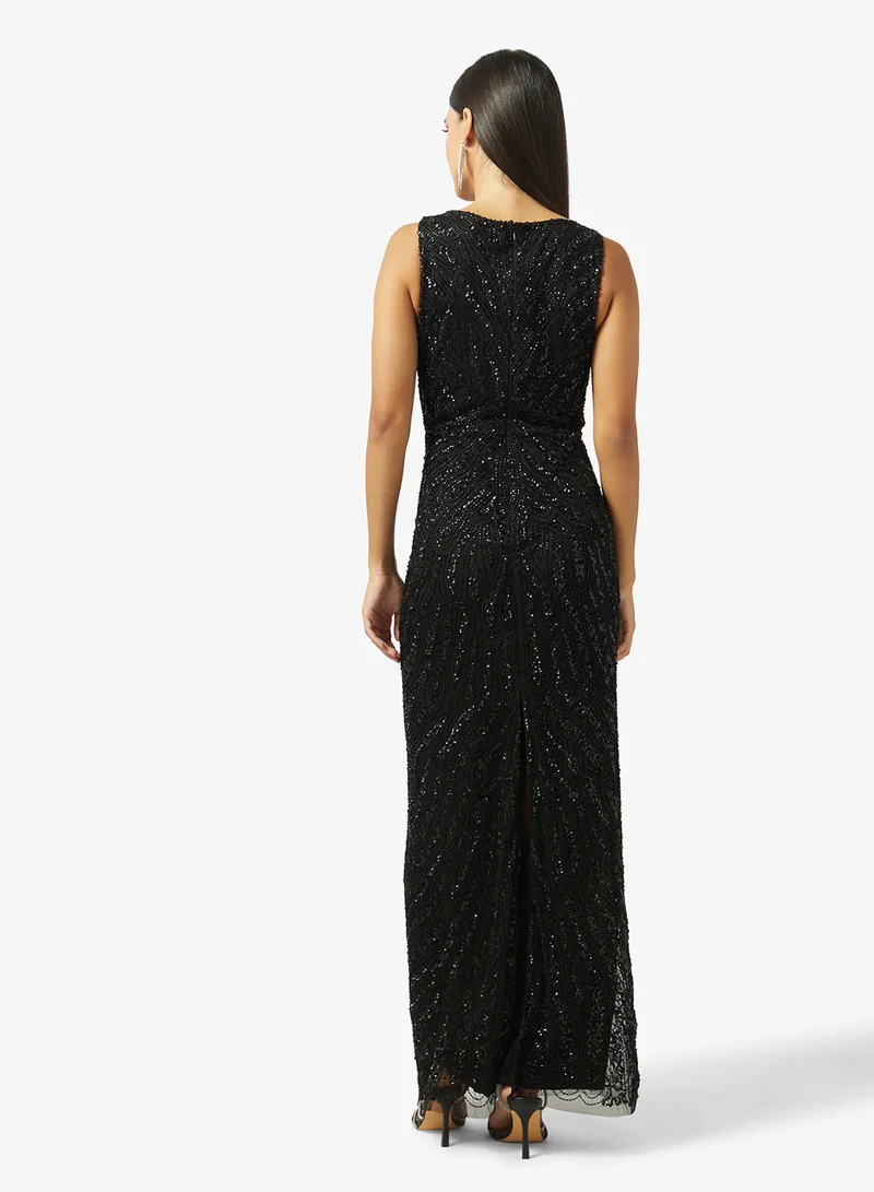 نمشي x فستان سهرة مزخرف