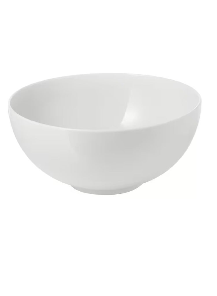 سلطانية دائرية الجوانب أبيض 22 سم - Image 1