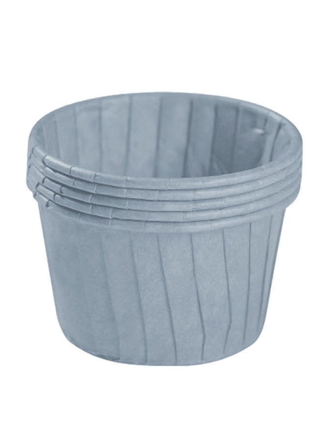 Roll-up Cupcake Cups Oil-proof Paper Holder Mold Cup Holder Special Oven High Temperature Baking Small Marfen Cup-Color:Gray Roll-top Cups (50 Pieces) Without Lid - Image 1