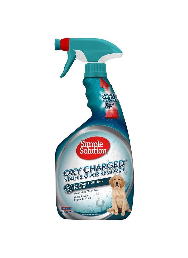 Simple Solution Simple Solution Oxy Charged Pet Stain and Odor Remover | Eliminates Pet Stains and Odors with 3X Cleaning Power  - Image 1