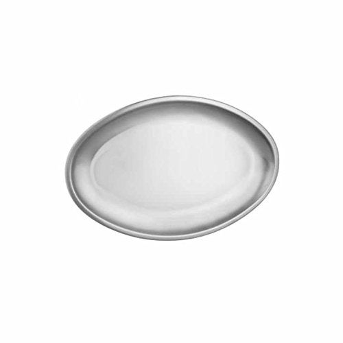 Shri & Sam Shri & Sam Stainless Steel Majestic Rice Tray, Silver  - Image 1