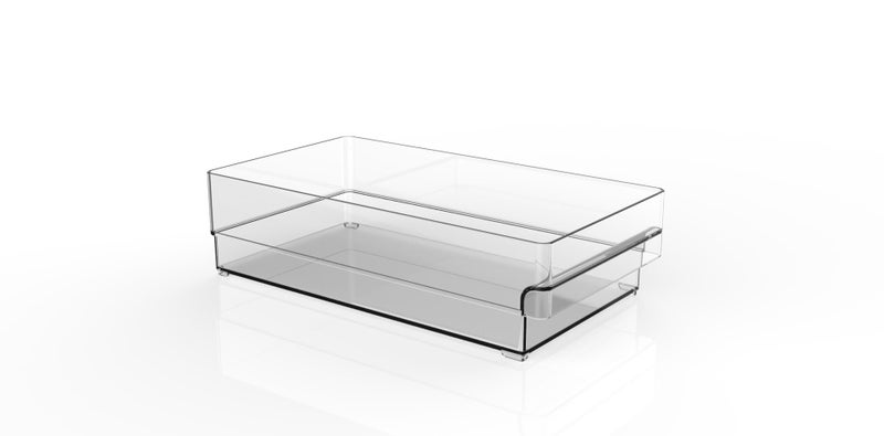 YBM Home Kitchen Storage Organizer Bin for Fridge Freezer Pantry and Cabinet Section Organization 1 LARGE BIN