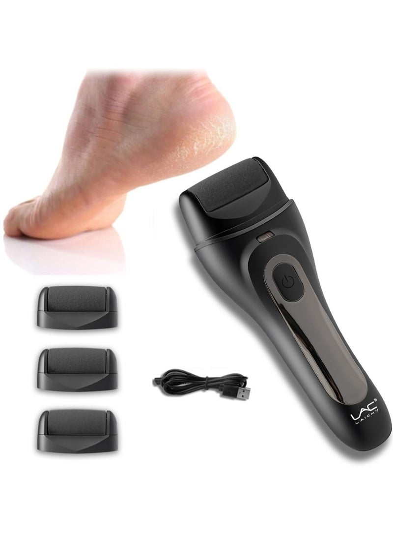 LAC LAICHY Electric Grinding Pedicure Tools 3 Speed  3 Roller Foot File for Heels Professional Foot Care Tool  LCD Display Dead Hard Skin Callus Remover  - Image 2