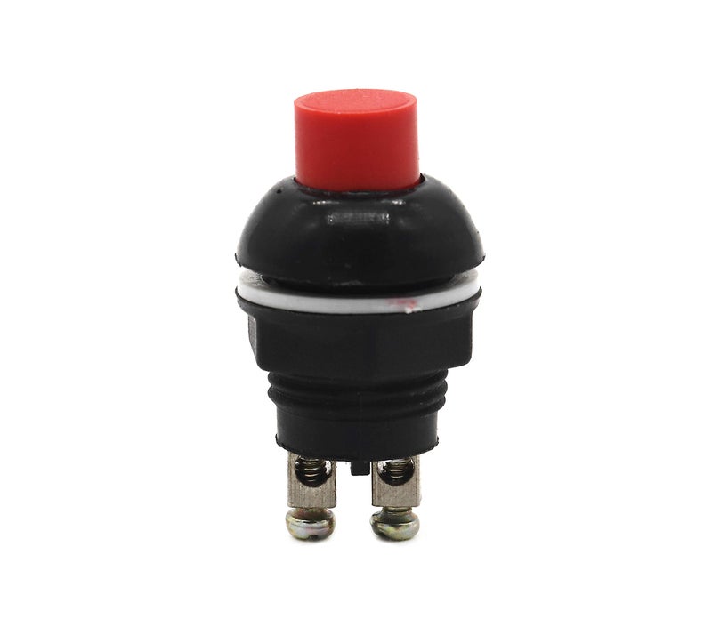 Electronicspices Electronic Spices Push Button Horn Switch Round OFF-ON 1A/125V 2PIN Pack of 5 - Image 2
