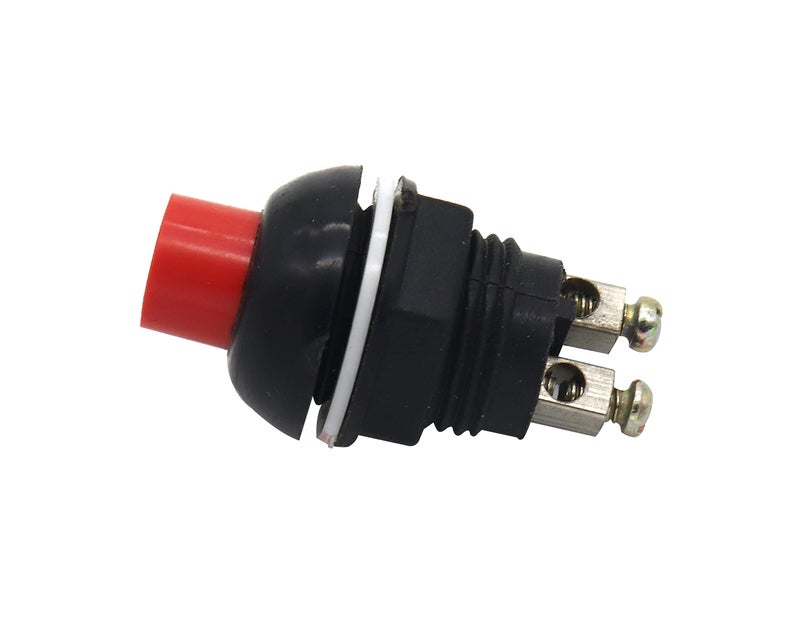 Electronicspices Electronic Spices Push Button Horn Switch Round OFF-ON 1A/125V 2PIN Pack of 5 - Image 4
