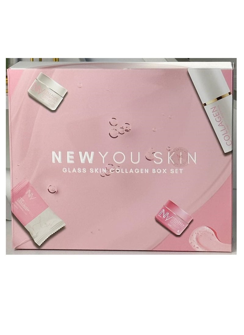 New You Skin Glass Collagen Box Sets  - Image 1