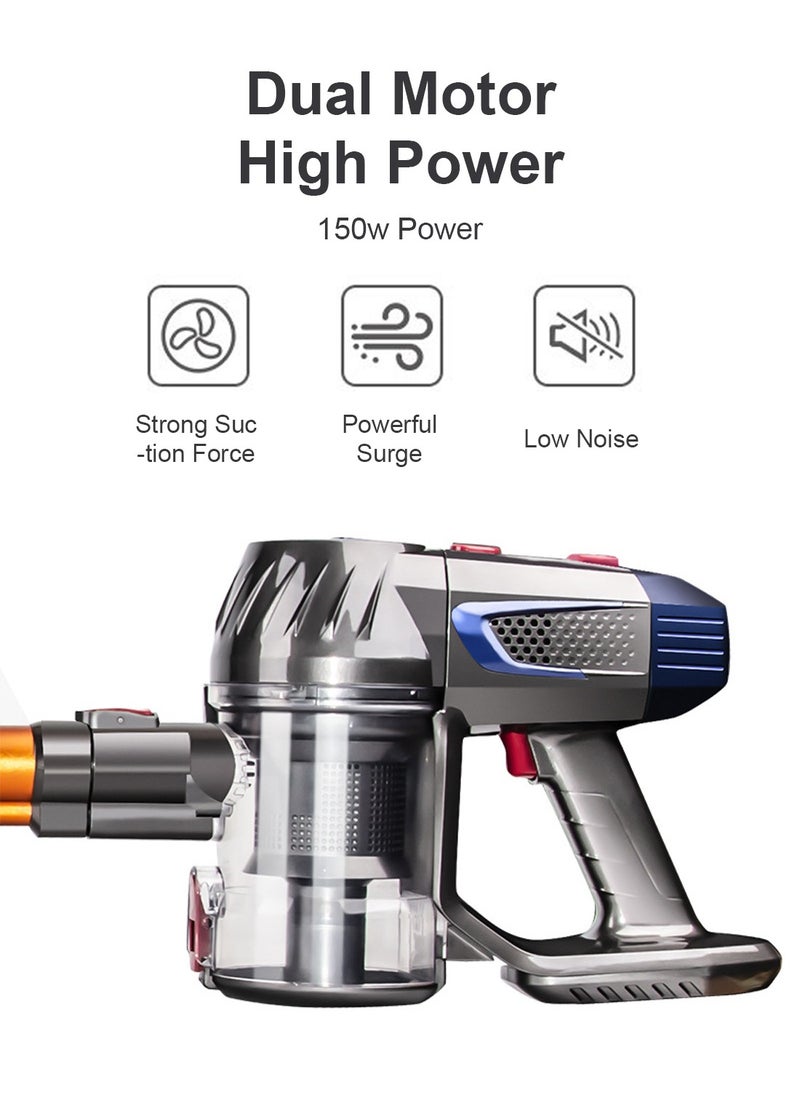 25KPa Cordless Vacuum Cleaner,150w Brushless Motor,Strong Suction,6 in 1 Stick Vacuum Cleaner,Powerful LED Headlights, 45Mins Long Runtime,Applicable to Hardwood Floor Carpet Pet Car Cleaning - pzsku/Z51D34D343C065AADAA93Z/45/_/1731293486/2aa5347f-3ff0-4a0e-96c2-6c4a4cde4c1e