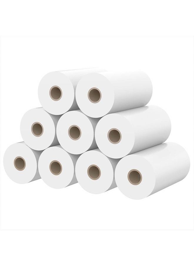 Biubee 9 Rolls Kids Instant Camera Refill Print Paper- Photo Printer Thermal Paper Rolls Instant Print Camera Refill Paper for Kid's Instant Camera Favors Supplies  - Image 1