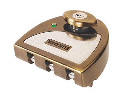 Europa V321AB Vertical Interlocking Main Door Lock (Gold, Antique Brass Finish) - Image 5