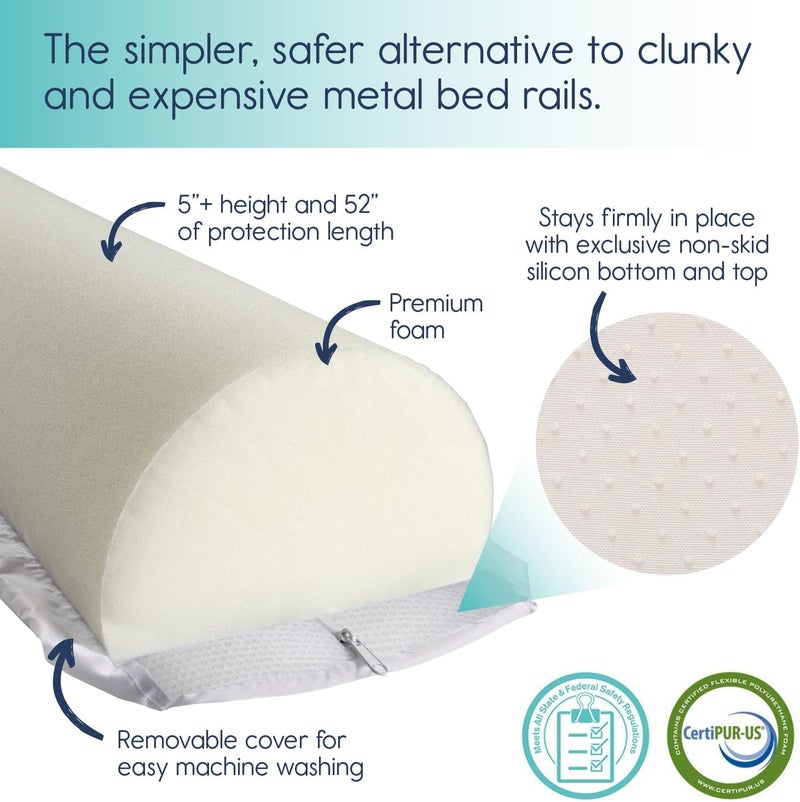 hiccapop Foam Bed Bumpers for Toddlers - 2-Pack - Image 5