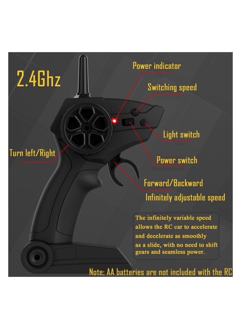 أنمي 1: 20 مقياس الانجراف أرسي سيارة الاطفال لعبة (الأصفر) - Image 5