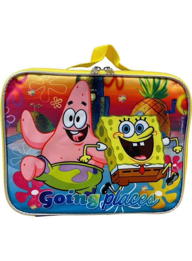 Ruz Group Kid's Licensed 16 Inch Backpack With Removable Lunch Box Set (Sponge Bob) - Image 5