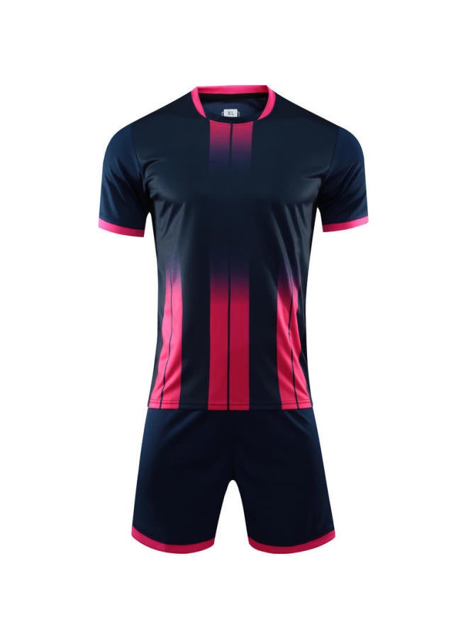New Soccer Suit Children/adult Football Training Suit Short Sleeve Jersey Group Purchase Printing Number