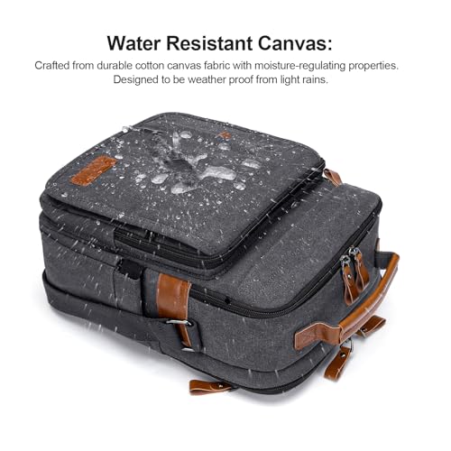 ESTARER Mens Medium Messenger Bag for 13.3'' laptop, Water-resistant Vertical 12.9'' Shoulder Bag Tablet Carry Case - Image 5