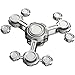 Amarlozn Fidget Spinner Toy for Kids Adults Metal Figette Hand Finger Spinners Stocking Stuffers Gifts for Teen Boys Cool Gadgets Quiet Office Roller Desk Toy Anxiety Stress Relief Tools Calm ADHD Autism - Image 2