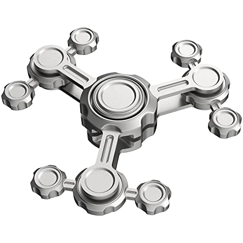 Amarlozn Fidget Spinner Toy for Kids Adults Metal Figette Hand Finger Spinners Stocking Stuffers Gifts for Teen Boys Cool Gadgets Quiet Office Roller Desk Toy Anxiety Stress Relief Tools Calm ADHD Autism - Image 1