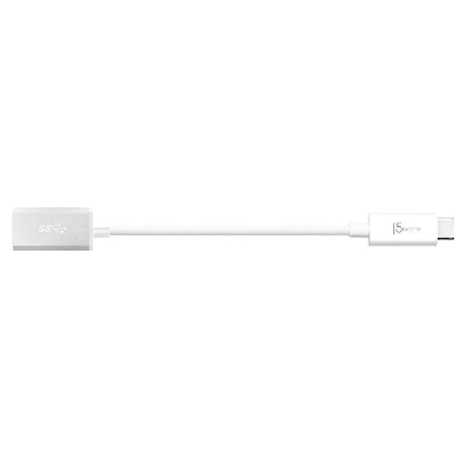 j5create USB Type-C 3.1 to Type-A Adapter | Supports USB3.1 Gen1 (5 Gbps), USB 2.0 (480 Mbps) and an Output of 1.5A | Compatible with USB 3.0 and USB 2.0 Devices - Image 1