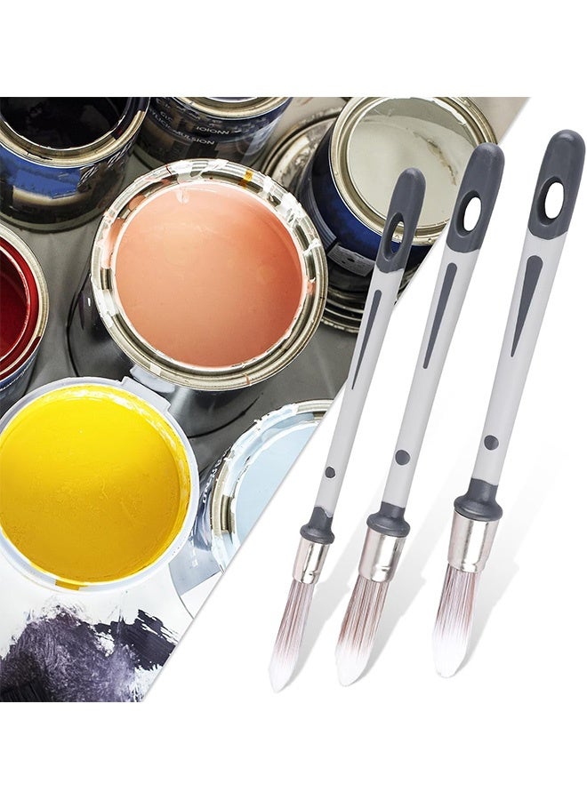Quantum 3 PCS Paint Brushes, Trim Paint Brushes Edge Painting Tool, Paint Brushes for Painting Walls Furniture Corners - Image 5