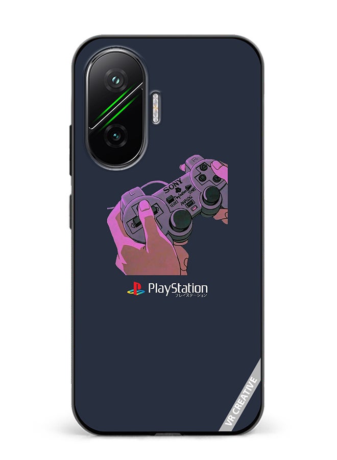 Protective Case Cover For Xiaomi Poco F7 Playstation Design Multicolour