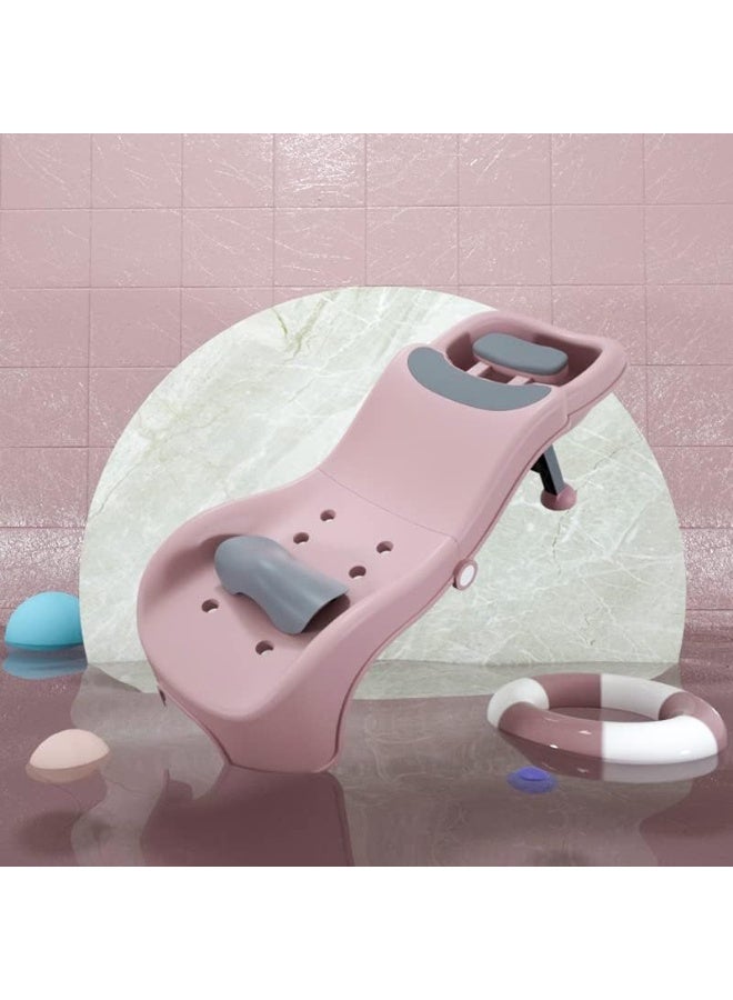 Lizipai Adjustable Children Shampoo Chair for 3-10 Year Old Bathing Seat Tub Collapsible with Prevent Wet Clothes Design - Image 2