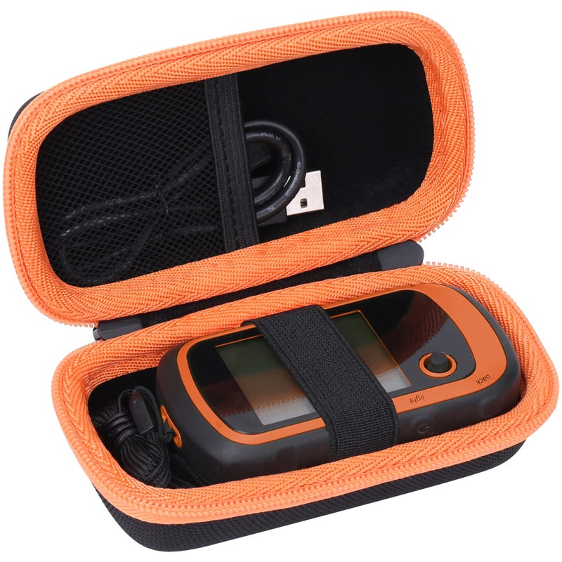Aenllosi Hard Carrying Case Replacement for Garmin eTrex 20/20x/30x/22x/32x Handheld GPS by Aenllosi (Orange Zipper) - Image 2