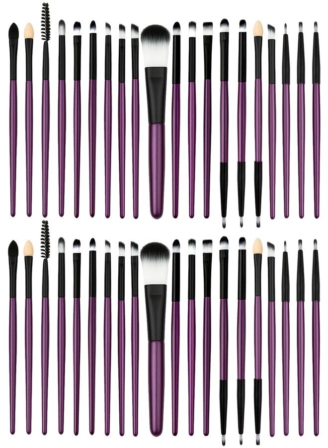 Brvlsoc Professional Makeup Brush Set - Complete Face & Eye Makeup Brushes for Powder, Concealer, Eyeshadow, Eyebrow & Lip Application, Soft Synthetic Bristles - Image 1
