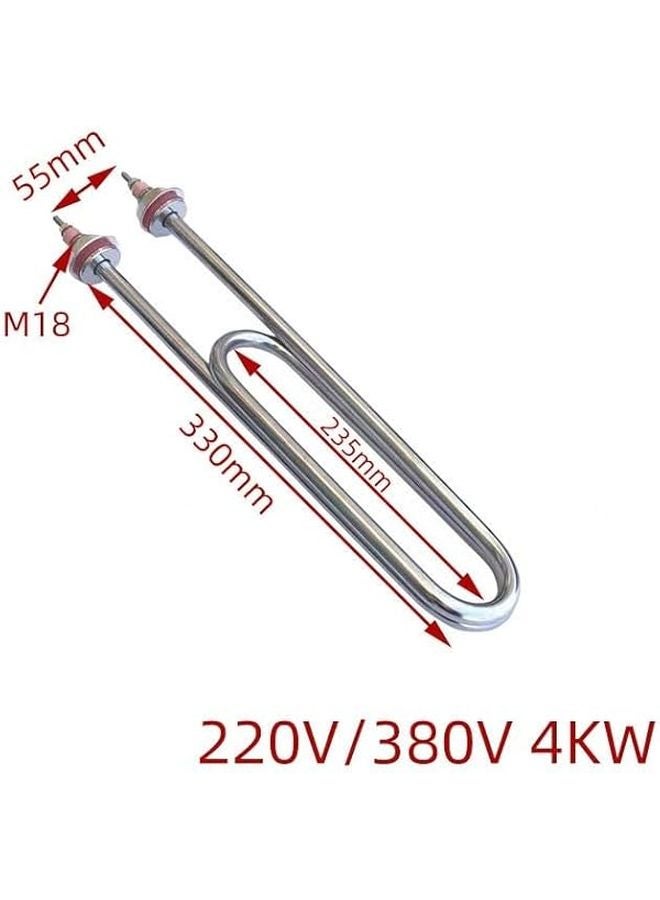 Stainless Steel 4KW 220V Tubular Water Heater Boiler Tank Heating Element - Image 3