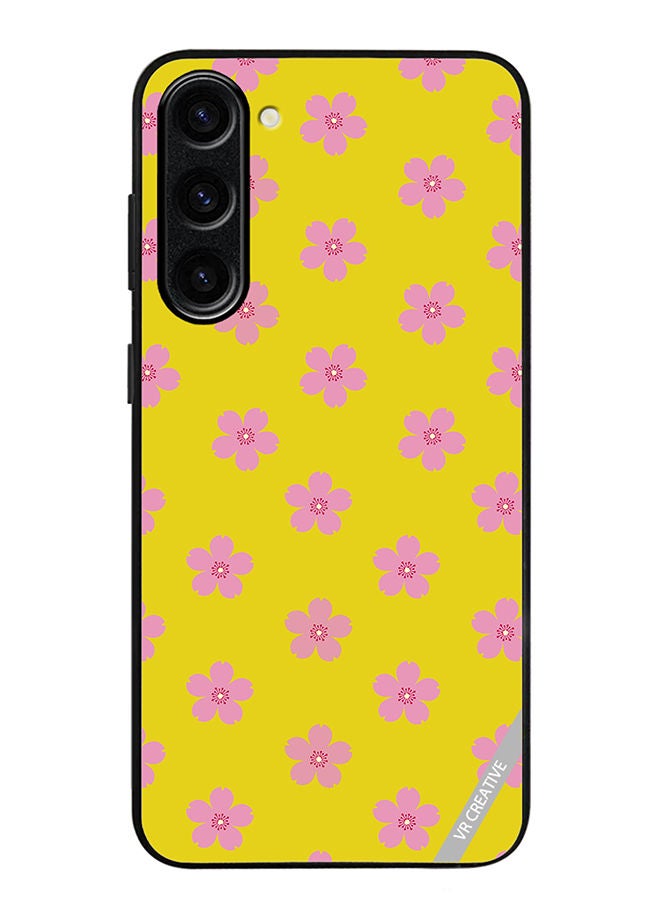 VR CREATIVE Protective Case Cover For Samsung Galaxy S23 Flower Design Multicolour - Image 1