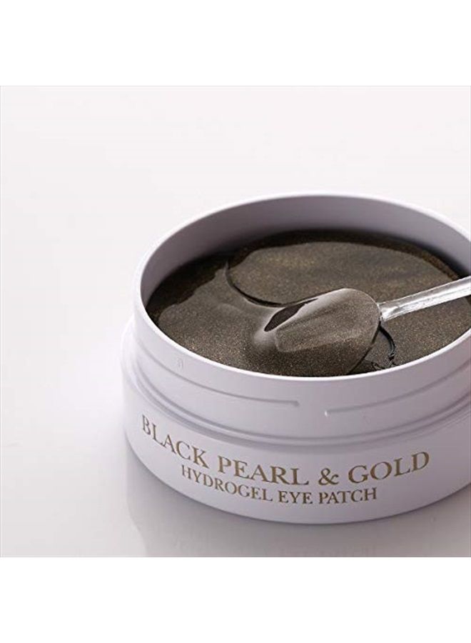 Petitfee Black Pearl & Gold Hydrogel Eye Patch, 60 Patches, Petitfee - Image 2